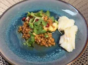 Confierter Fisch mit Linsensalat - Rezept - Bild Nr. 2