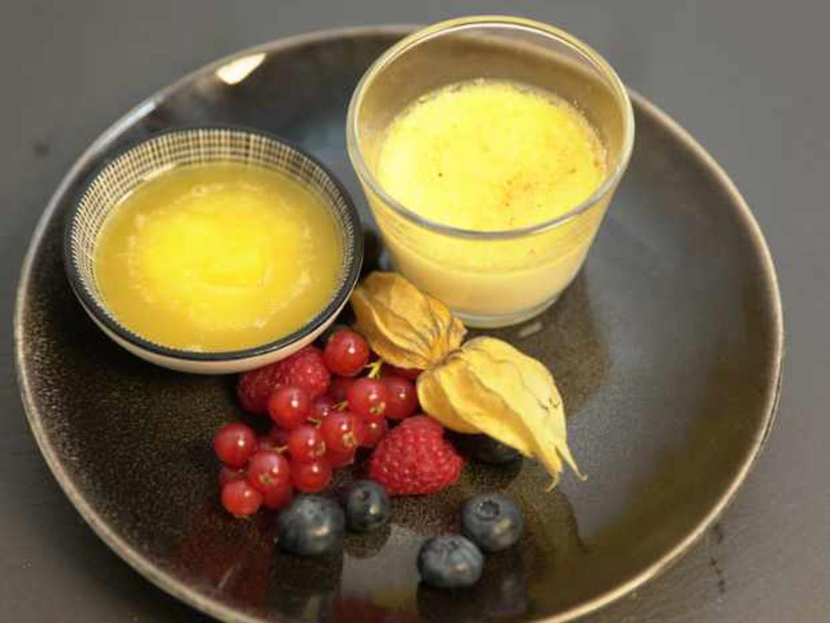 Fruchtcreme mit Vanille und braunem Zucker - Rezept - Bild Nr. 2
