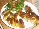 Zanderfilet mit Kartoffel-Sesamkruste und Kartoffelecken - Rezept - Bild Nr. 16172