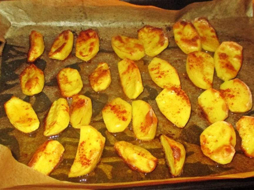 Zanderfilet mit Kartoffel Sesamkruste und Kartoffelecken - von GreteDrafz