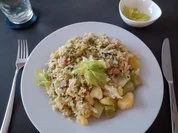 Rezept: Geschmorter Wirsing auf Kartoffel-Sellerie-Gemüse zur kochbar Challenge Oktober 2022 Bild Nr. 16187 Geschmorter Wirsing auf Kartoffel-Sellerie-Gemüse zur kochbar Challenge Oktober 2022 - Rezept - Bild Nr. 16187