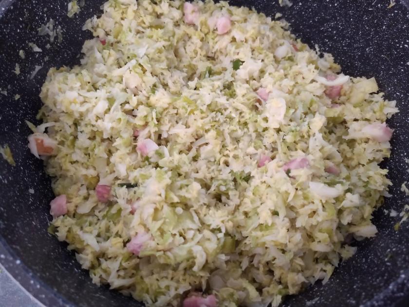 Geschmorter Wirsing auf Kartoffel Sellerie Gemüse zur kochbar Challenge ...