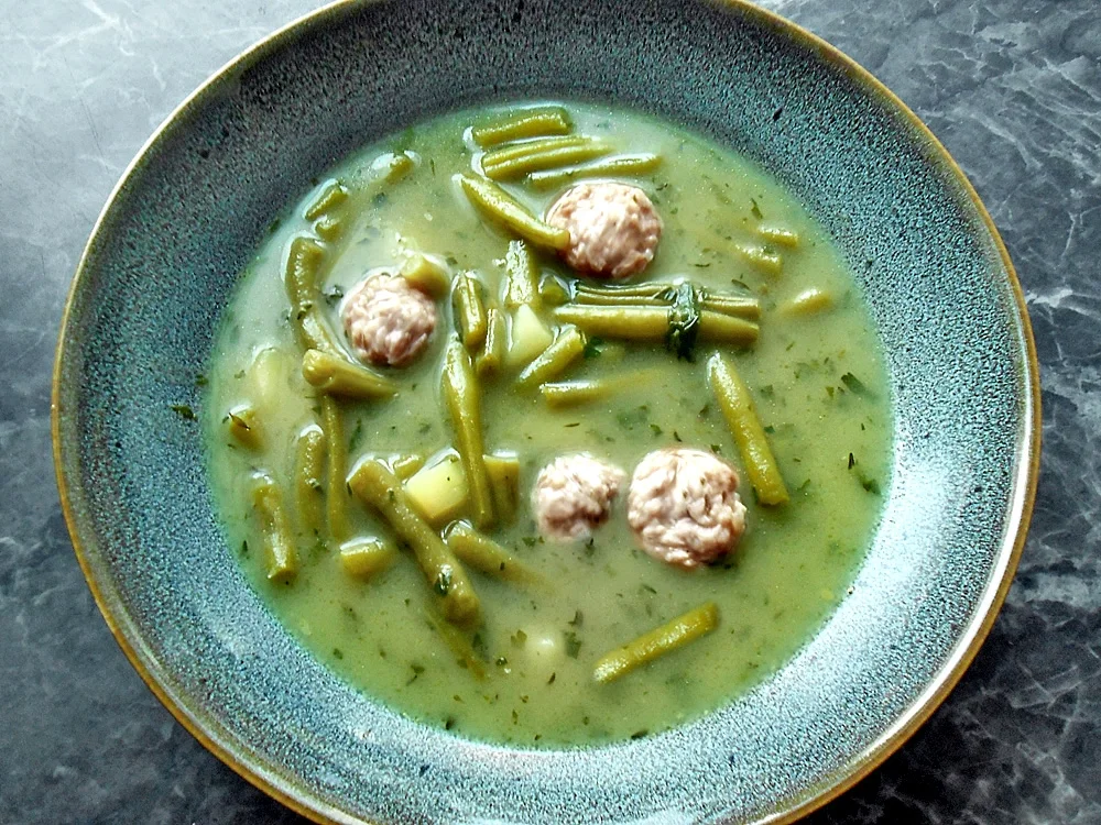 Grüne Bohnen-Eintopf mit Fleischklöschen - Rezept - Bild Nr. 16180