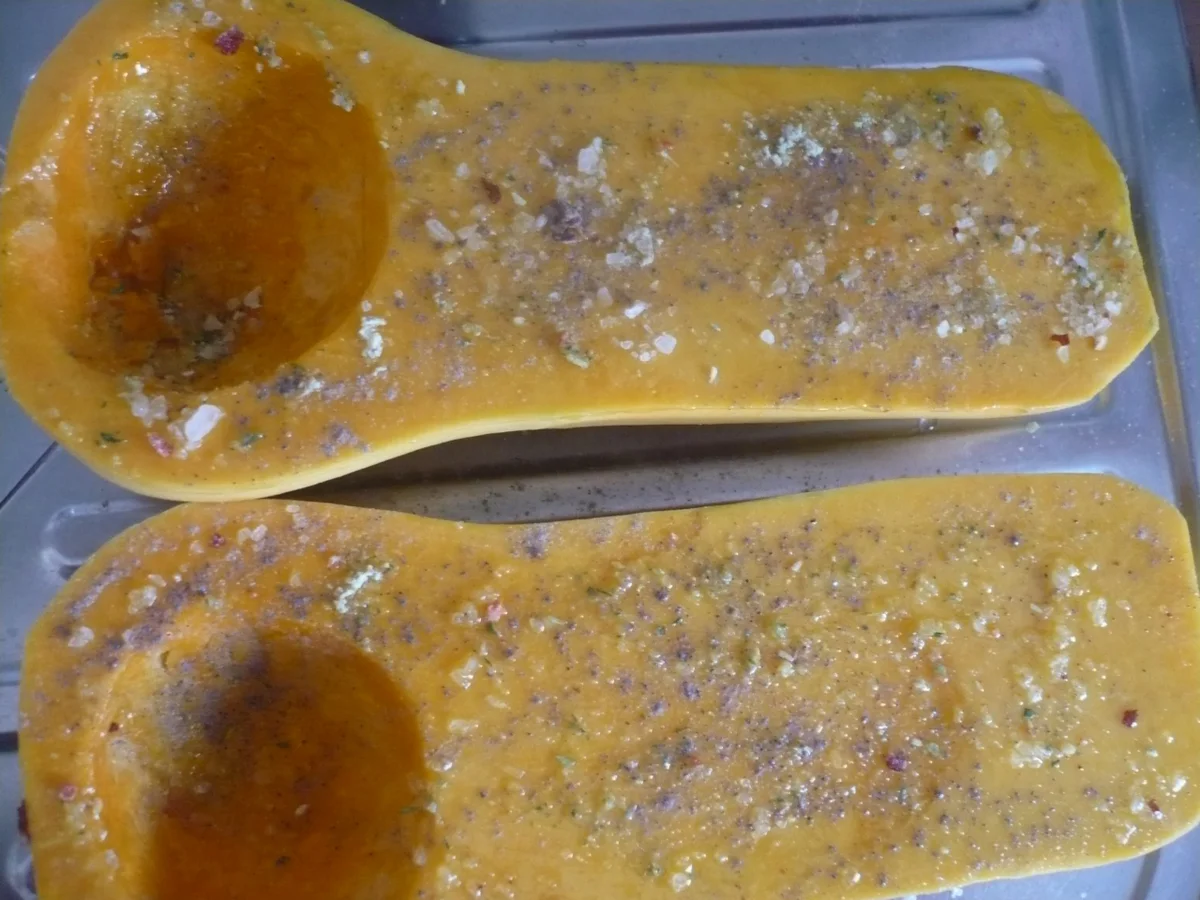 Rezept: Butternut - Kürbis gespickt Bild Nr. 16191 Butternut - Kürbis gespickt - Rezept - Bild Nr. 16191