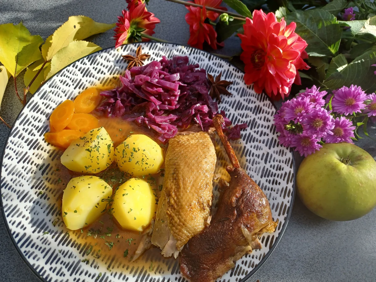 Rezept: Kleiner Entenbraten mit weihnachtlichen Gewürzen Bild Nr. 16202 Kleiner Entenbraten mit weihnachtlichen Gewürzen - Rezept - Bild Nr. 16202