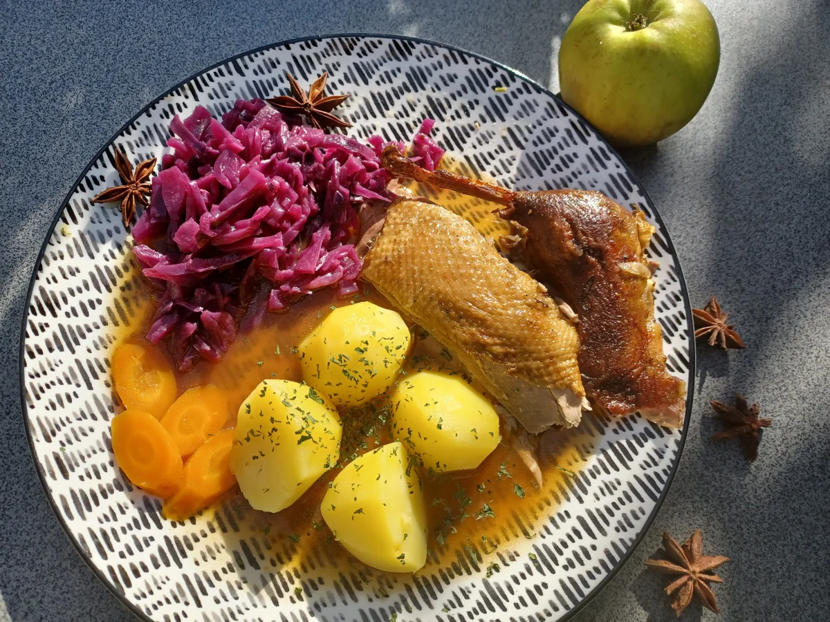 Rezept: Kleiner Entenbraten mit weihnachtlichen Gewürzen Bild Nr. 16203 Kleiner Entenbraten mit weihnachtlichen Gewürzen - Rezept - Bild Nr. 16203