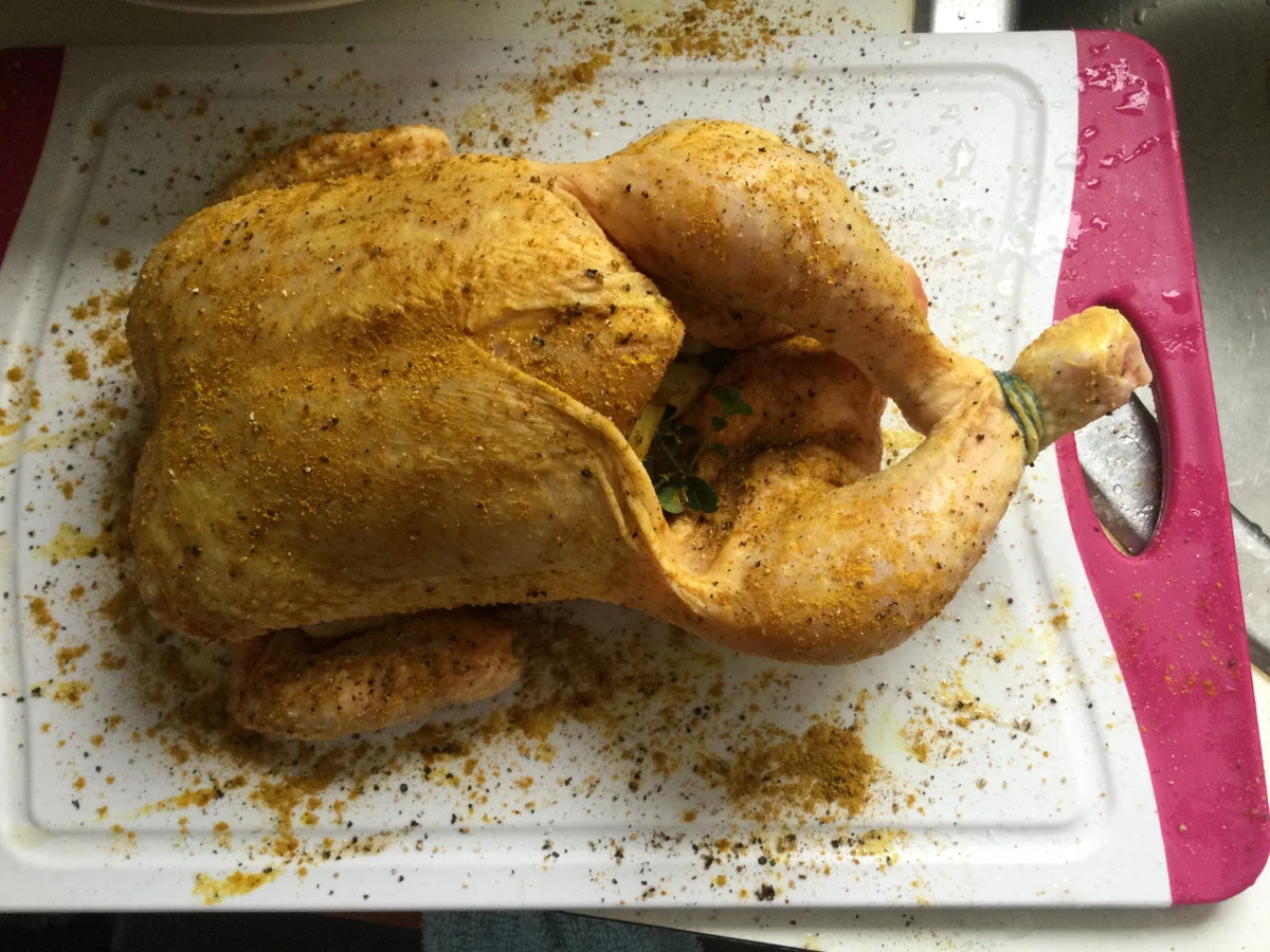 Curry Hähnchen an Schmorgemüse - Rezept - Bild Nr. 16190