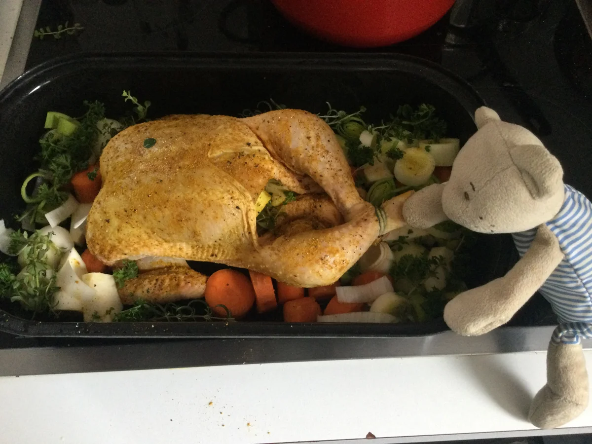 Curry Hähnchen an Schmorgemüse - Rezept - Bild Nr. 16191