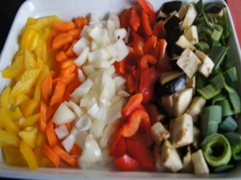 Rezept: Thailändisches grünes Gemüsecurry mit Basmatireis Bild Nr. 5 Thailändisches grünes Gemüsecurry mit Basmatireis - Rezept - Bild Nr. 5