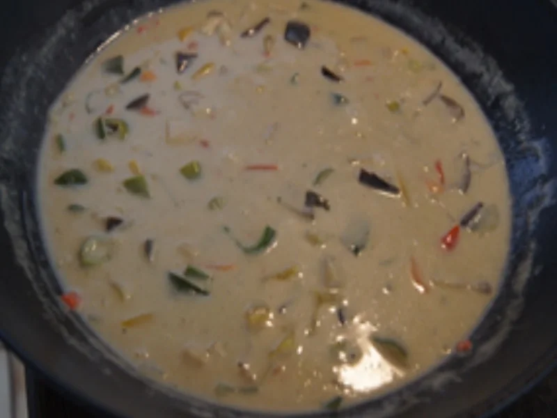 Rezept: Thailändisches grünes Gemüsecurry mit Basmatireis Bild Nr. 12 Thailändisches grünes Gemüsecurry mit Basmatireis - Rezept - Bild Nr. 12