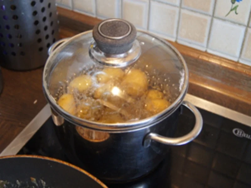 Rahmsteinpilzpfanne mit Pellkartoffeln - Rezept - Bild Nr. 16192