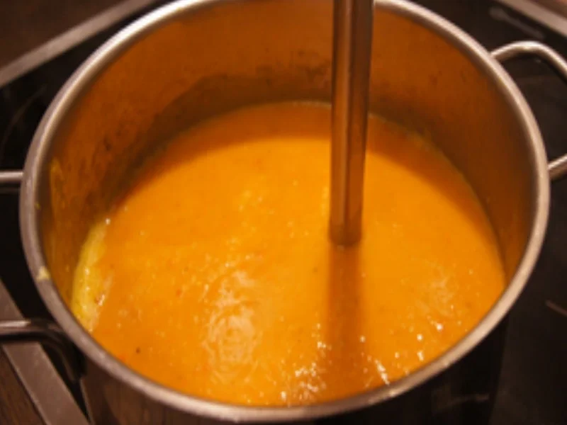 Kürbissuppe mit Thymian und Nürnberger-Bratwurst-Spieß - Rezept - Bild Nr. 16197