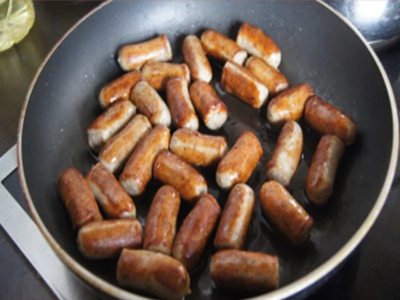 Kürbissuppe mit Thymian und Nürnberger-Bratwurst-Spieß - Rezept - Bild Nr. 16200