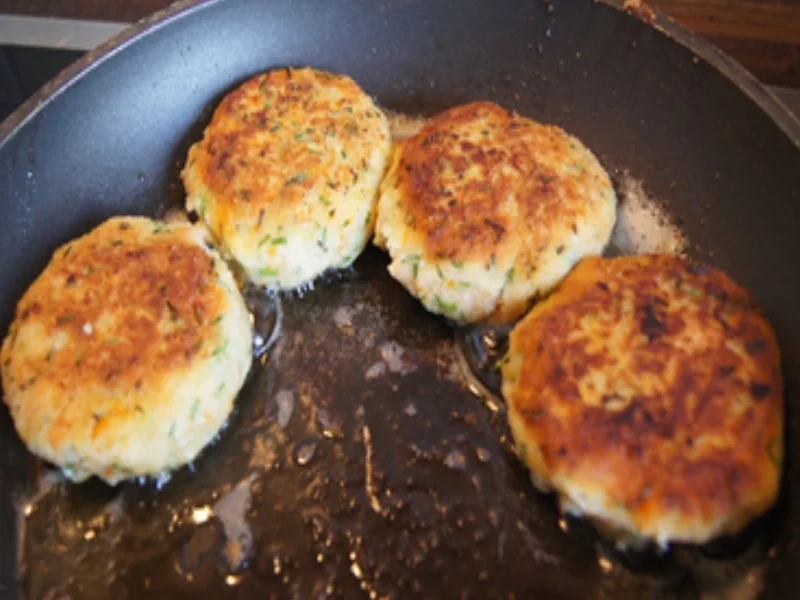 Möhren-Kartoffel-Stampf Buletten - Rezept - Bild Nr. 6