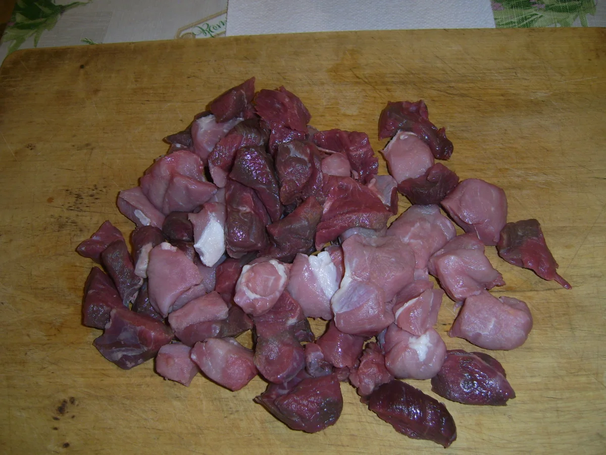 Rezept: Schwarzbiergulasch Halb & Halb Bild Nr. 16191 Schwarzbiergulasch Halb & Halb - Rezept - Bild Nr. 16191