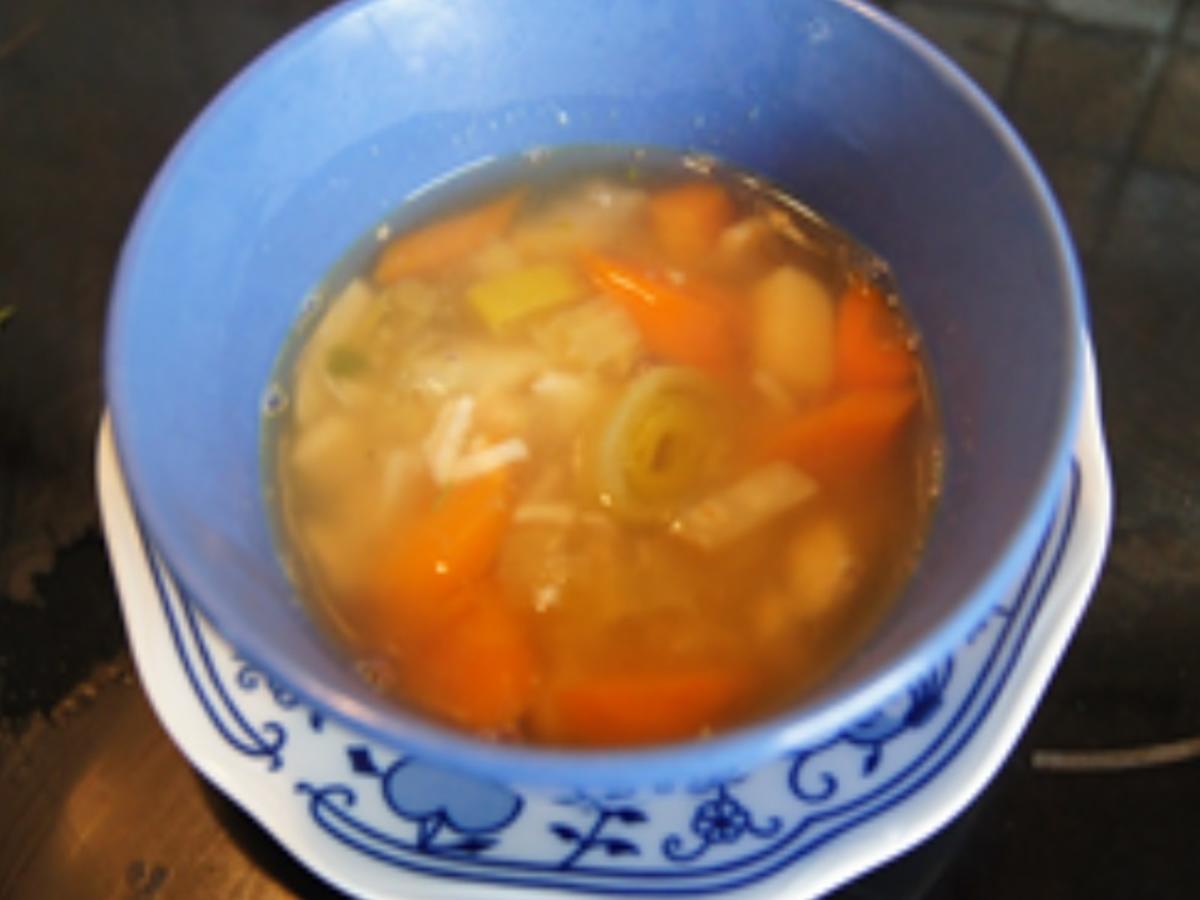 Hühnersuppe mit Reis - Rezept mit Bild - kochbar.de