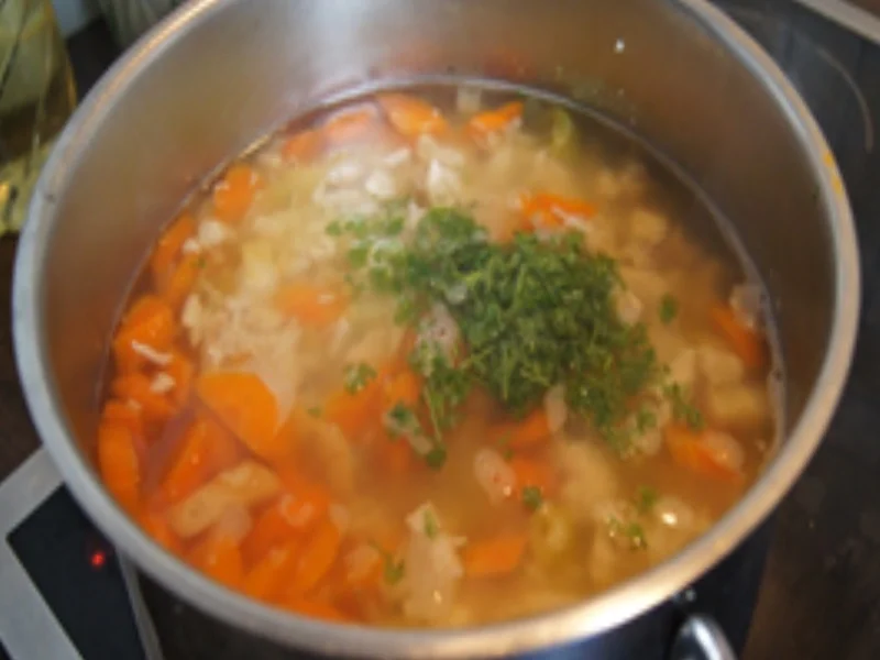 Hühnersuppe mit Reis - Rezept - Bild Nr. 9