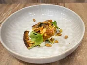 Persisches Kräuteromelett und Auberginencreme mit Kashk (Melissa Khalai) - Rezept - Bild Nr. 2