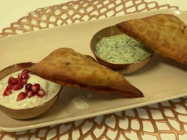 Gefüllte Teigtaschen aus dem Alborz Gebirge mit Joghurtdips - Rezept - Bild Nr. 16191