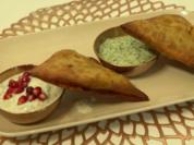 Gefüllte Teigtaschen aus dem Alborz Gebirge mit Joghurtdips - Rezept - Bild Nr. 16191