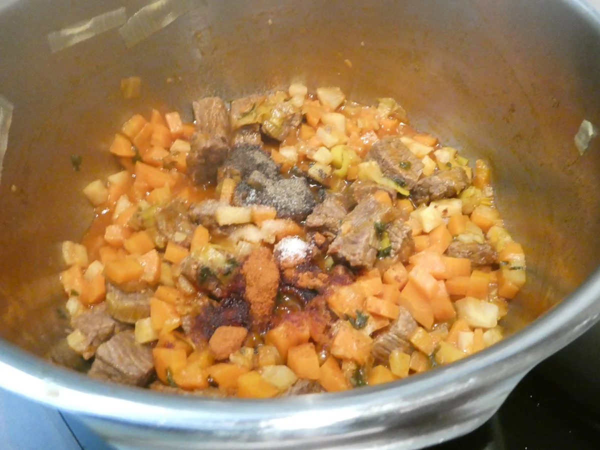 Rezept: Gulasch unter Kartoffelkruste Bild Nr. 16203 Gulasch unter Kartoffelkruste - Rezept - Bild Nr. 16203