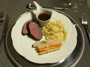 Rezept: Hirschrรผcken mit selbstgemachten Fettucini und Gemรผsepรคckchen Bild Nr. 2 Hirschrรผcken mit selbstgemachten Fettucini und Gemรผsepรคckchen - Rezept - Bild Nr. 2