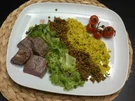 Lammlachs mit Bulgur, Linsen und Minzjoghurt - Rezept - Bild Nr. 2