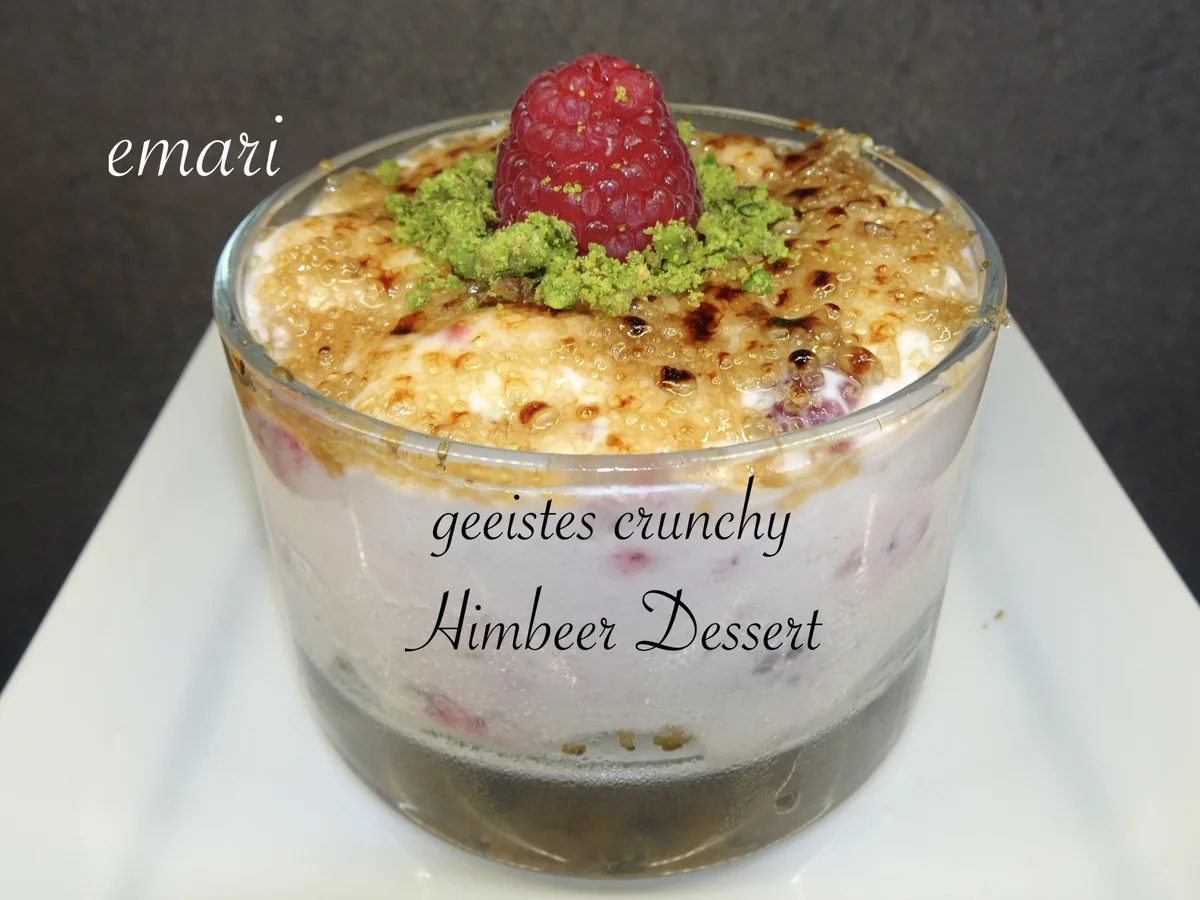 Rezept: geeeistes Crunchy Himbeer Dessert Bild Nr. 16202 geeeistes Crunchy Himbeer Dessert - Rezept - Bild Nr. 16202