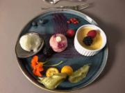 Leche Flan mit Rambutan Sorbet und Macarons - Rezept - Bild Nr. 16202