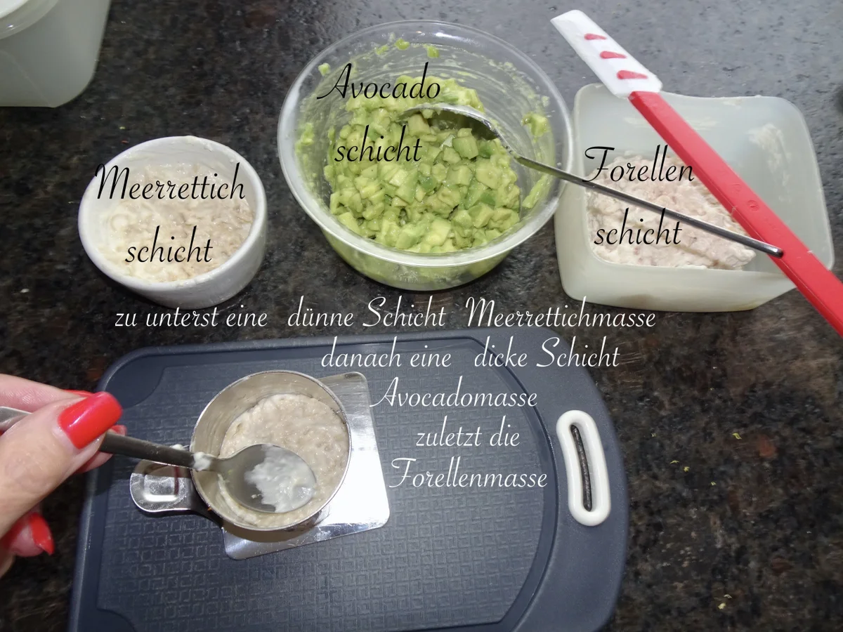 Rezept: Räucherforelle im Avocadobett Bild Nr. 16216 Räucherforelle im Avocadobett - Rezept - Bild Nr. 16216