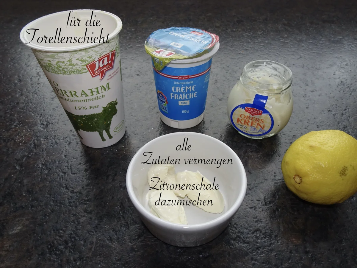 Rezept: Räucherforelle im Avocadobett Bild Nr. 16212 Räucherforelle im Avocadobett - Rezept - Bild Nr. 16212