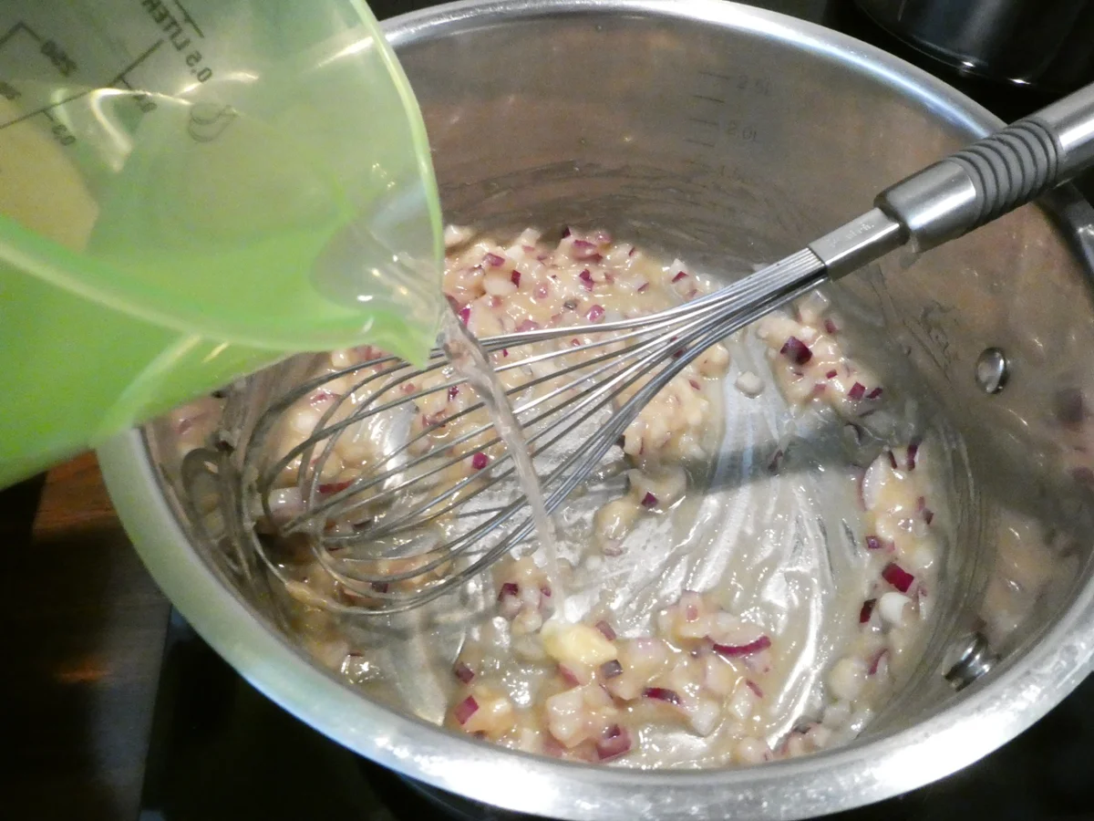 Senfeier mit Kartoffel-Rote Bete -Stampf - Rezept - Bild Nr. 16211