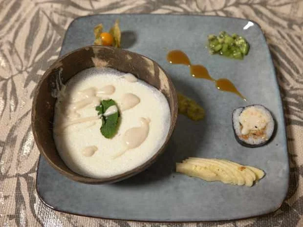 Kokos-Mousse mit Früchten - Rezept - Bild Nr. 16202