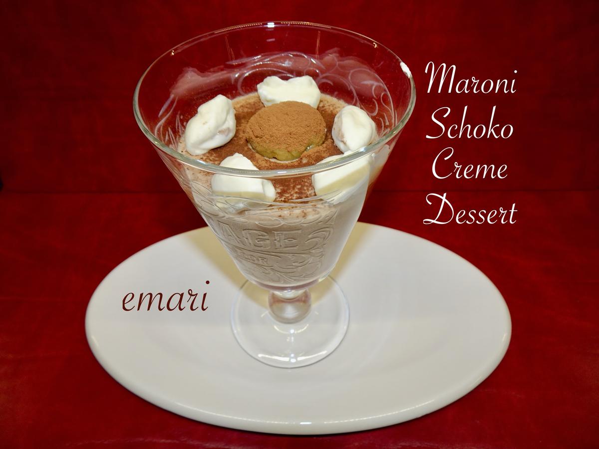 Maroni Schoko Creme Dessert - Rezept - Bild Nr. 16213