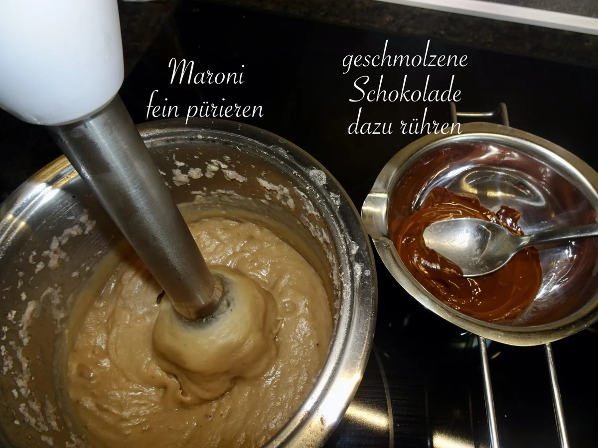 Maroni Schoko Creme Dessert - Rezept - Bild Nr. 16215