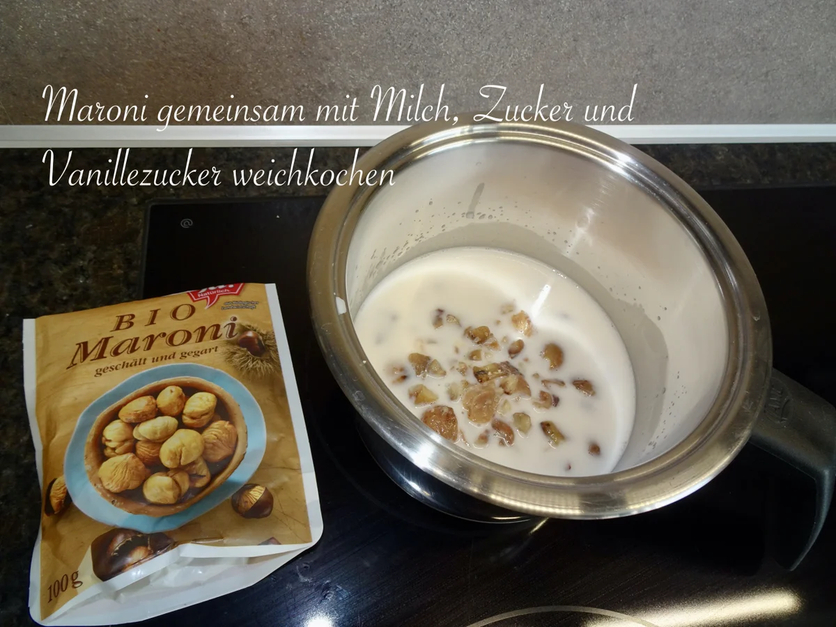 Maroni Schoko Creme Dessert - Rezept - Bild Nr. 16214