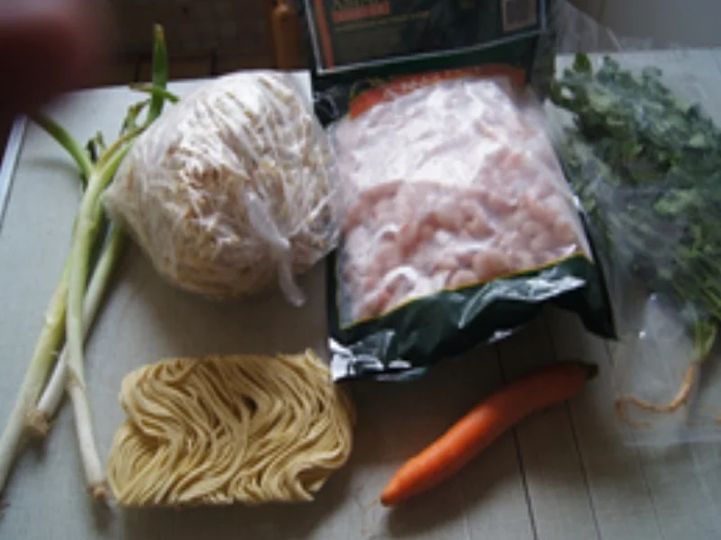 Mie-Nudeln mit Garnelen - Rezept - Bild Nr. 3