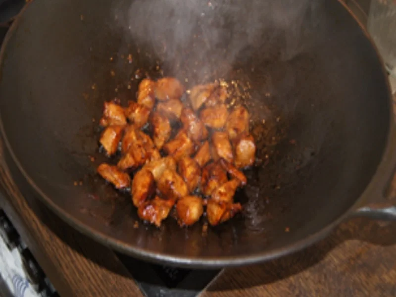 Hähnchenbrustfilet mit Champignons, Paprika und Basmatireis - Rezept - Bild Nr. 16219