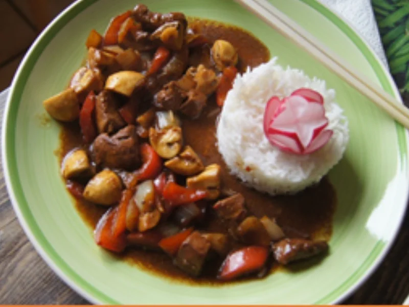 Hähnchenbrustfilet mit Champignons, Paprika und Basmatireis - Rezept - Bild Nr. 16225