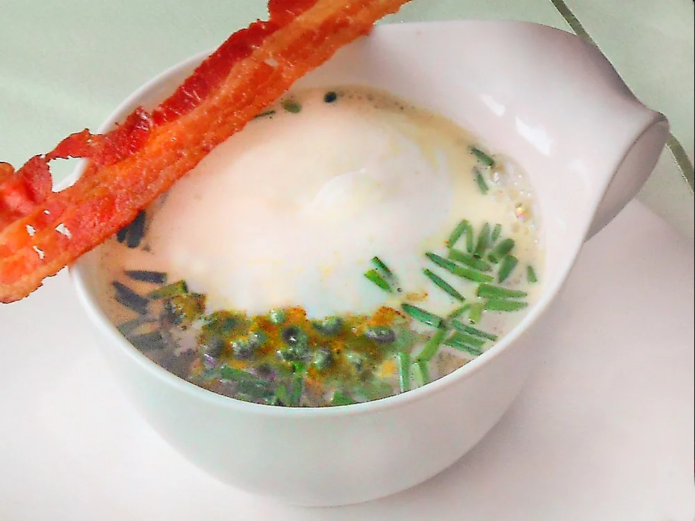 Linsen-Cappuccino mit Knusper-Bacon - Rezept - Bild Nr. 2