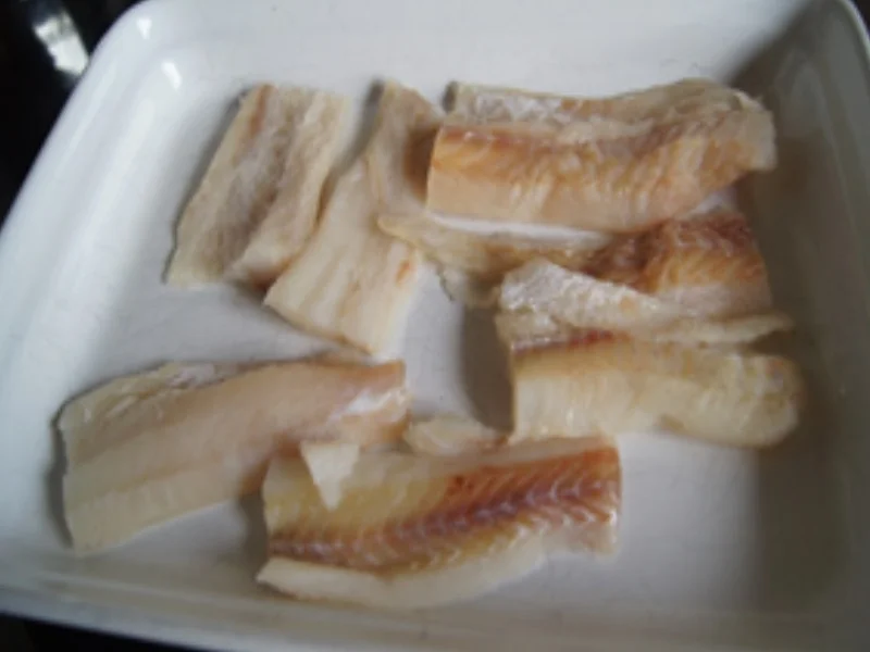 Rezept: Kabeljaufilet mit Garnelen, Rote-Bete-Salat und Kartoffelstampf Bild Nr. 3 Kabeljaufilet mit Garnelen, Rote-Bete-Salat und Kartoffelstampf - Rezept - Bild Nr. 3