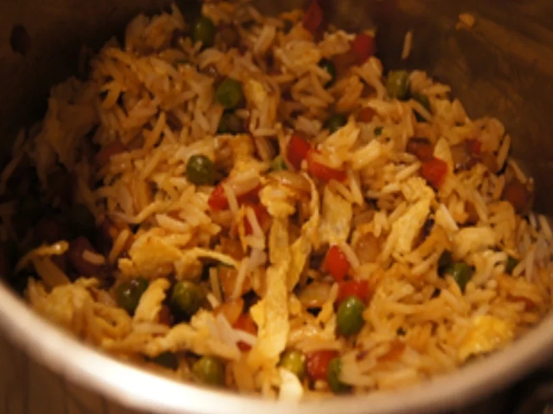 Rezept: Chicken Nuggets mit Honig-Bundmöhren und bunten Reis Bild Nr. 16254 Chicken Nuggets mit Honig-Bundmöhren und bunten Reis - Rezept - Bild Nr. 16254