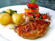 Kotelett vom halbwilden Märkischen Sattelschwein - Rezept - Bild Nr. 16247