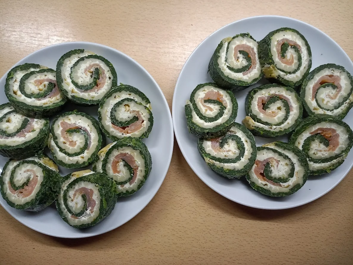 Rezept: Spinat-Lachs-Rolle Bild Nr. 16248 Spinat-Lachs-Rolle - Rezept - Bild Nr. 16248