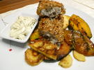 Backfisch mit Kürbis und Pastinaken - Rezept - Bild Nr. 16247