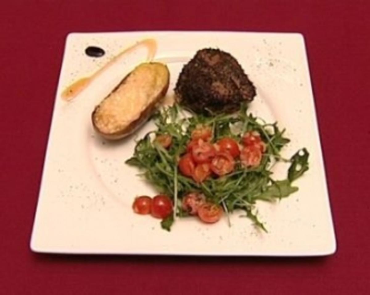 Thymian Steak vom Rind mit einer beschwippsten Knolle (Ralf Kühler ...
