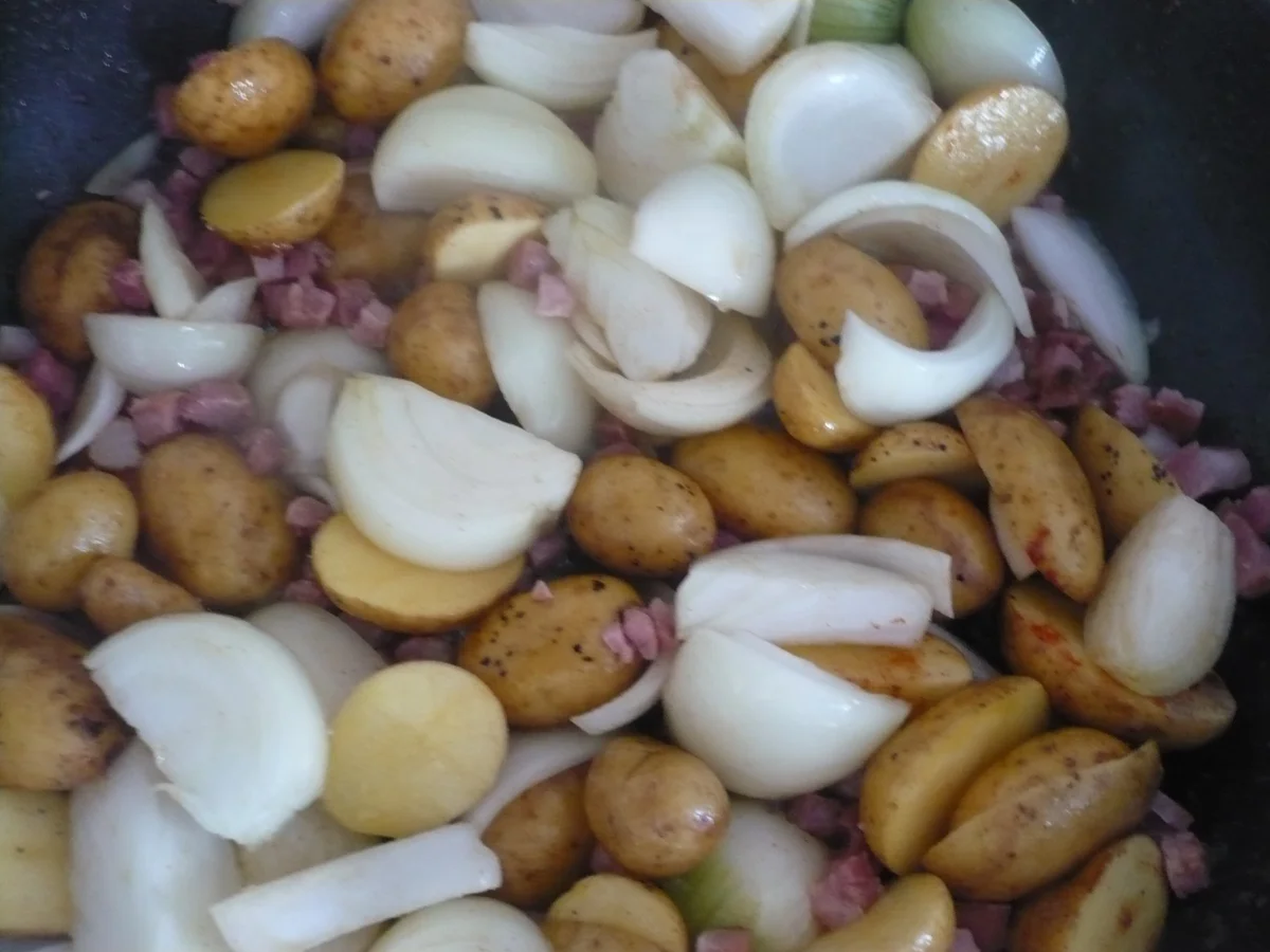 Rezept: Hähnchen mit Kartoffeln und Kürbis Bild Nr. 16261 Hähnchen mit Kartoffeln und Kürbis - Rezept - Bild Nr. 16261