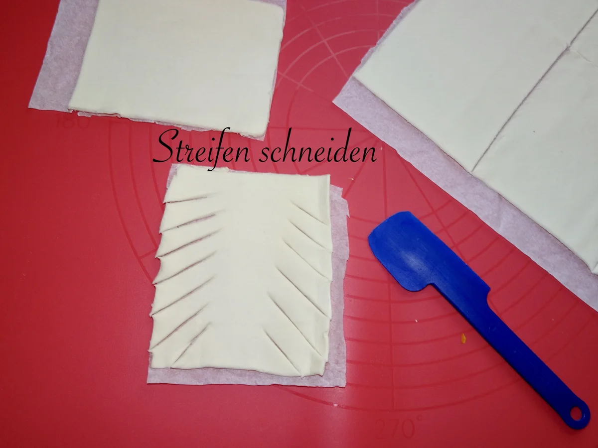 kleine Blätterteig Flechtstrudel mit Mohnfülle - Rezept - Bild Nr. 16257