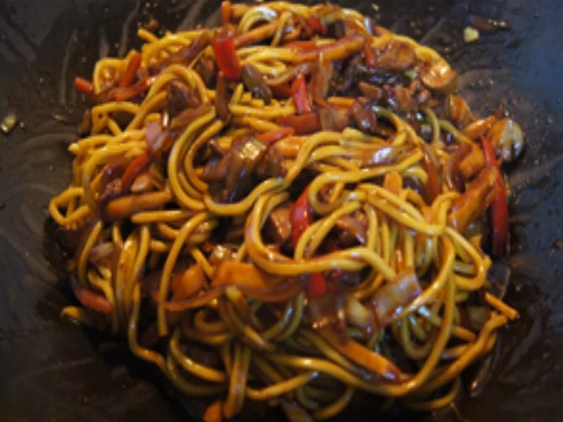 Rezept: Nudeln mit Schweinefilet und Gemüsemix Bild Nr. 13 Nudeln mit Schweinefilet und Gemüsemix - Rezept - Bild Nr. 13