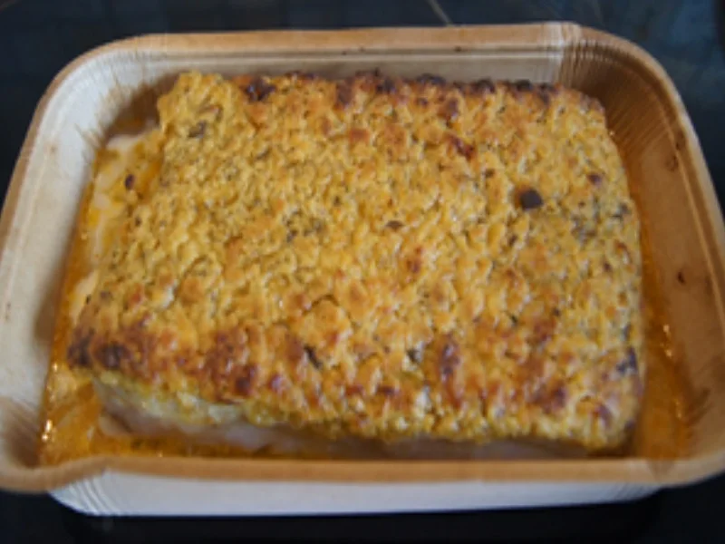 Seelachsfilet à la Bordelaise mit Rote-Bete-Salat und cremigen Kartoffelstampf - Rezept - Bild Nr. 4